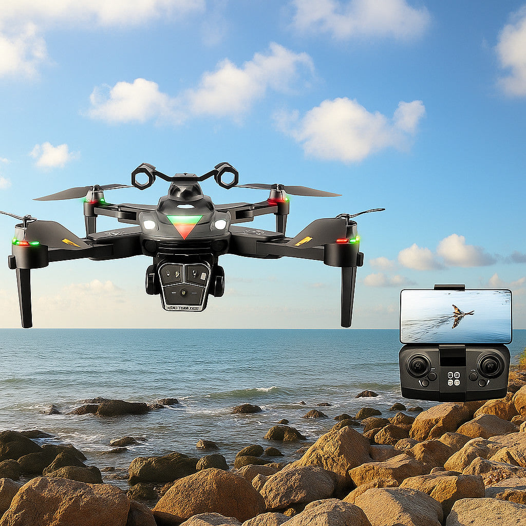 Професионален дрон A168 с 8K HD WiFi камера и GPS – Компактен, сгъваем и изключително лесен за управление