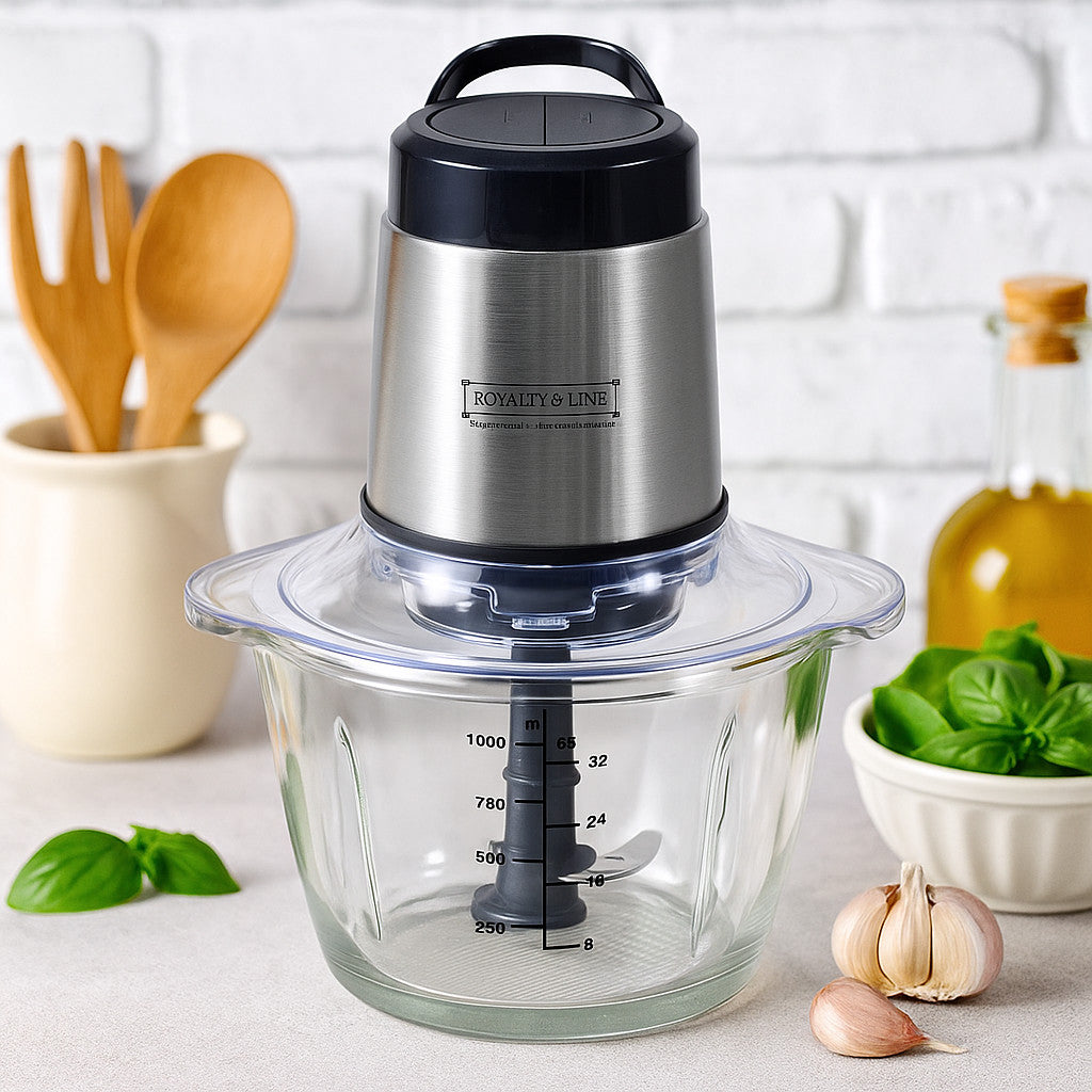 Чопър Royalty Line MCE-300.34.1 – мощен и компактен кухненски помощник 🥦⚡