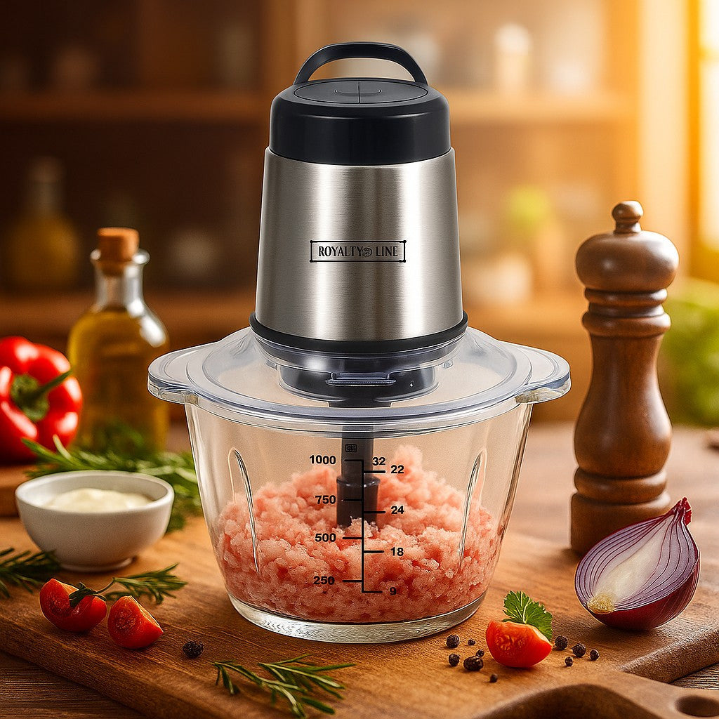 Чопър Royalty Line MCE-300.34.1 – мощен и компактен кухненски помощник 🥦⚡