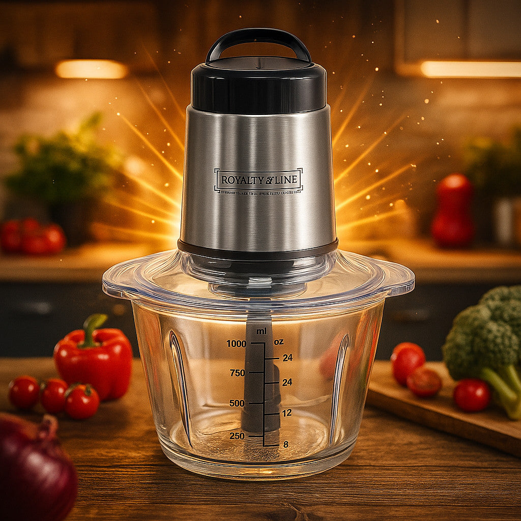 Чопър Royalty Line MCE-300.34.1 – мощен и компактен кухненски помощник 🥦⚡